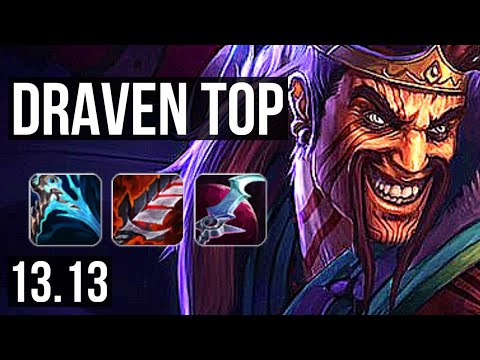 DRAVEN vs ORNN (TOP) | 4/1/6, 400+ games, 900K mastery | KR Master | 13.13
