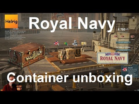 World of Warships | 15 x Royal Navy Container unboxing - German Deutsch WoWs