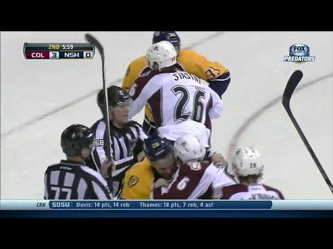 Paul Gaustad vs Jack Johnson Jan,18 2014