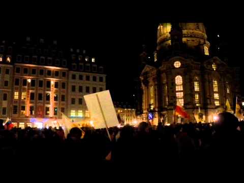 MONTAGSDEMOS IN DRESDEN 02.03.2015 ( #PEGIDA )