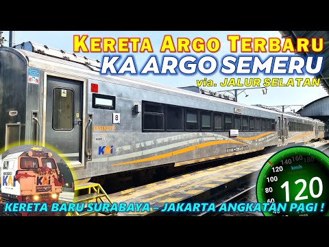 KERETA TERBARU SURABAYA JAKARTA JAM PAGI !! Perjalanan Naik KA ARGO SEMERU Surabaya Jogja Jakarta