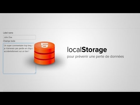 Tutoriel jQuery localStorage