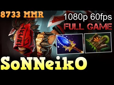 8k mmr SoNNeikO Bloodseeker with Aghanim + Necronomicon