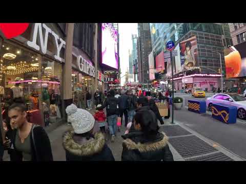 EASTER SUNDAY NIGHT in MANHATTAN (04. 09. 23) [4K] New York City Tour!!!