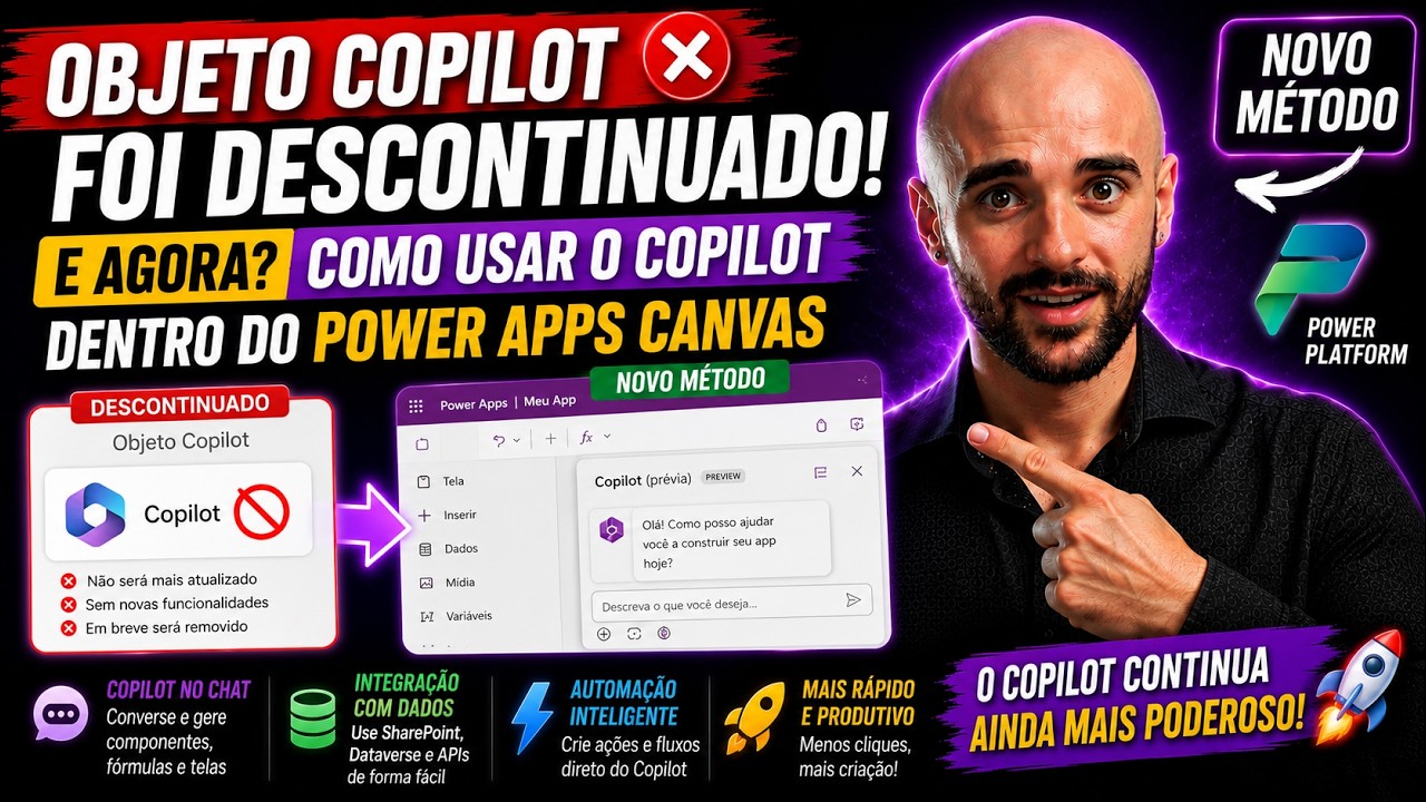 Objeto Copilot no Power Apps Foi Descontinuado: Veja o Novo Método