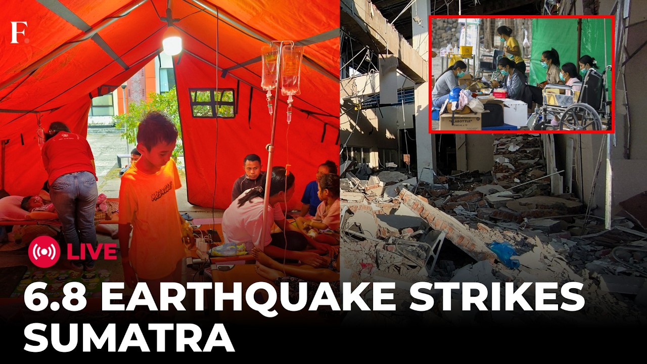 INDONESIA EARTHQUAKE LIVE: Fresh 6.8 Quake Hits Sumatra After Deadly 7.7 Earthquake