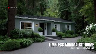Elegant and Timeless Minimalist Home Deep in the Woods | Modern House Inspiratio