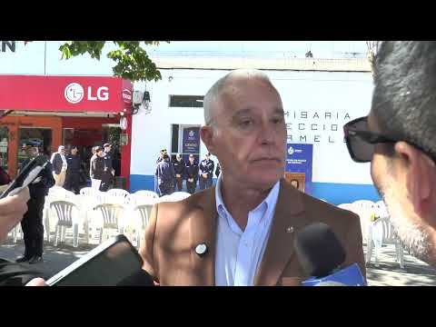 Rueda de prensa, Ministro del Interior, en Colonia