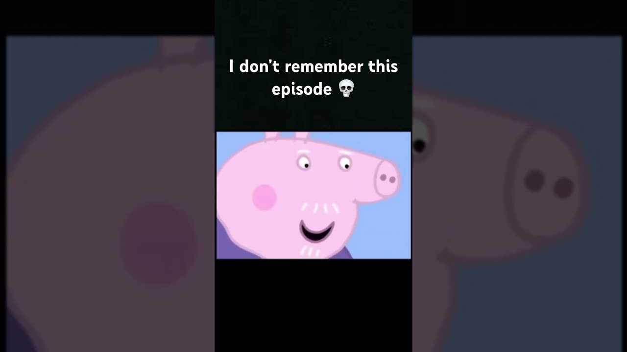 George is a difficult little c #shorts #peppapig