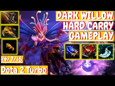 Dark Willow 14/7/16 [HARD CARRY] Gameplay DOTA 2 Turbo 7.30