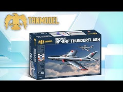 Tan Model 1/48 Scale RF 84F THUNDERFLASH