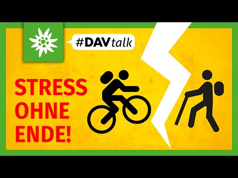 Mountainbiker vs. Wanderer – Stress ohne Ende? | #DAVtalk