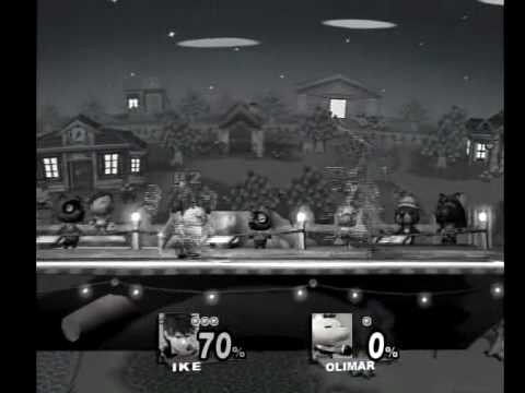 Jesus (Ike) Vs Sniper (Olimar) Brawl