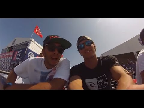 Gabriel Medina e Jadson André no Vans US Open Of Surfing 2013