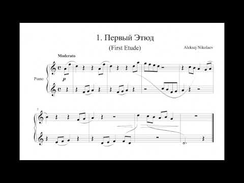 Aleksey Nikolayev - First Etude (Первый Этюд), op. 23, n. 1