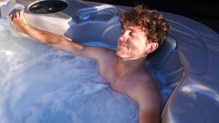 NIGHT IN THE HOT TUB