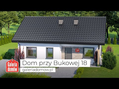 Projekt domu przy Bukowej 18 - GaleriaDomow.pl