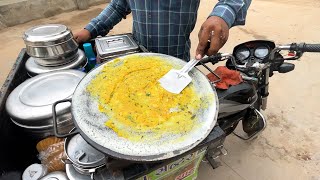 Ahmedabad Man Selling Dosa on Splendor Bike | Indian Street Food