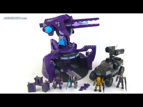 Mega Bloks Halo Rockethog vs. Anti Aircraft Gun set 96923 review! 20131110