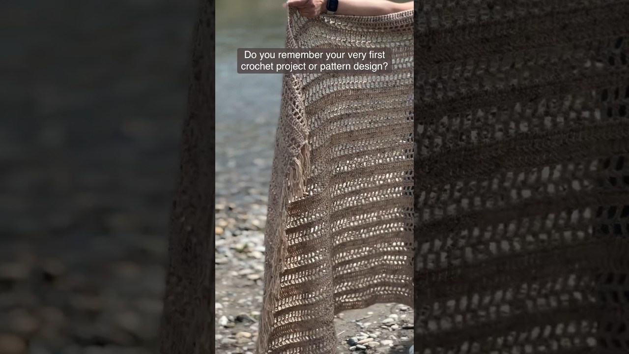 Summer Seaside Blanket Free Crochet Pattern #crochetpatterns #crochetblanket #crocheting