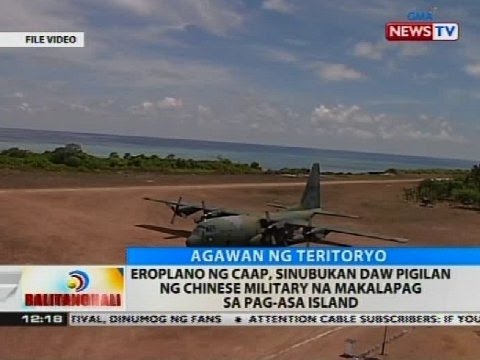 Eroplano ng CAAP, sinubukan daw pigilan ng Chinese military na makalapag sa Paga-asa Island