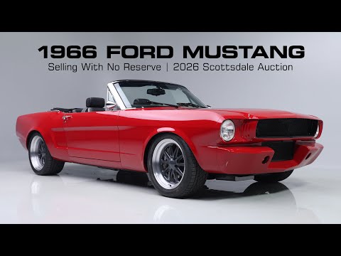 FIRST LOOK - 1966 Ford Mustang Custom Convertible - BARRETT-JACKSON 2026 SCOTTSDALE AUCTION