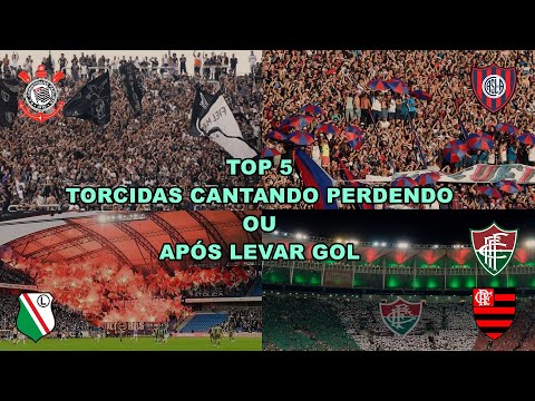 TOP 5 Torcidas Cantando Perdendo