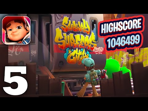 Subway Surfers City Gameplay Walkthrough Part 5 - New Highscore 1M (1046499)