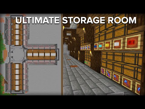 Shulkercraft - Minecraft Storage Room with Automatic Sorting System - 2 Million Item Capacity