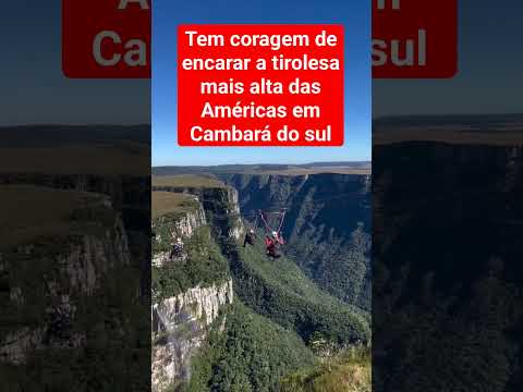 Desafio Extremo: Explorando o Impressionante Cânion Fortaleza em Cambará do Sul #cambaradosul