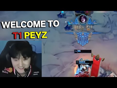 Peyz First Pentakill with T1 Against Gumayusi