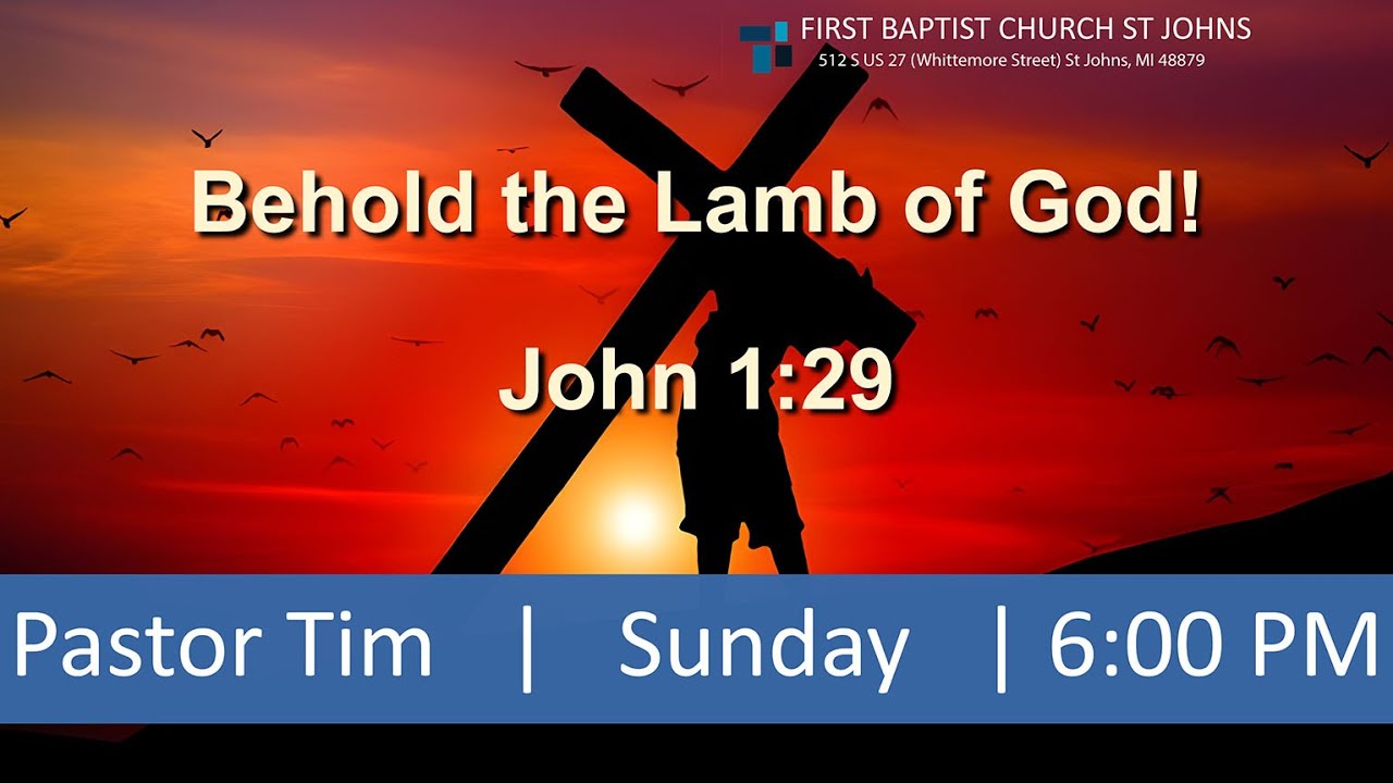 Friday PM April 18, 2025 - Behold the Lamb of God!