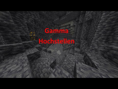 Mehr sehen in der Dunkelheit - Gamma hochstellen