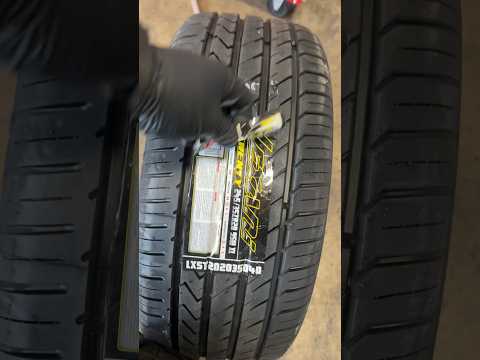 New Lexani LX-Twenty Tire Label Removal Satisfying sound #asmr #tires #satisfying #howto #new