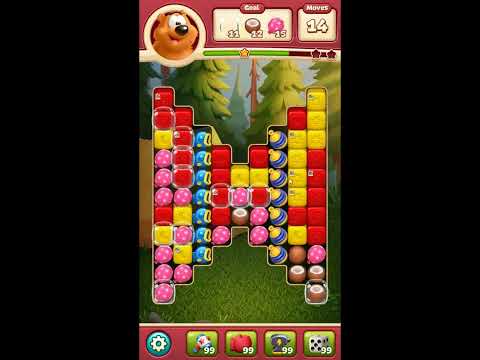 Toon Blast Level 7754 - NO BOOSTERS 🐻🐺🐱 | SKILLGAMING ✔️