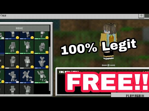 How to Get FREE EMOTES in Minecraft Pe... 100% Legit Fast video