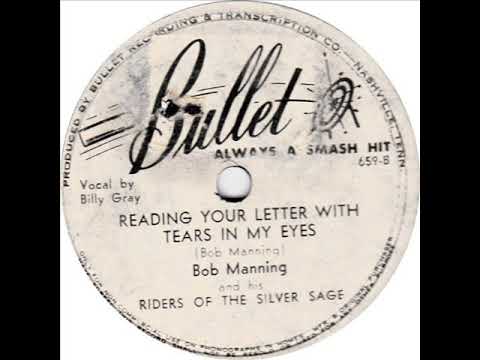 BOB MANNING & His Riders Of The Silver Sage - Reading Your Letter With Tears In My Eyes