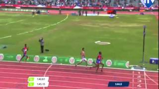 Andy González de Cuba gana la carrera de 800m