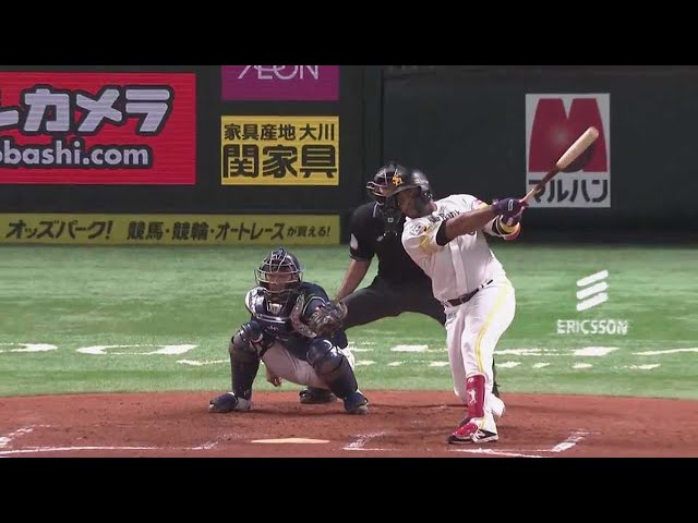 【7回裏】ホークス・バレンティンが2打席連続ホームランで追い上げる!! 2021/6/13 H-S