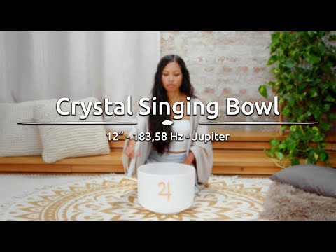 12" Planetary Crystal Singing Bowl, Jupiter 183.58 Hz - PCSB12J - Meinl Sonic Energy