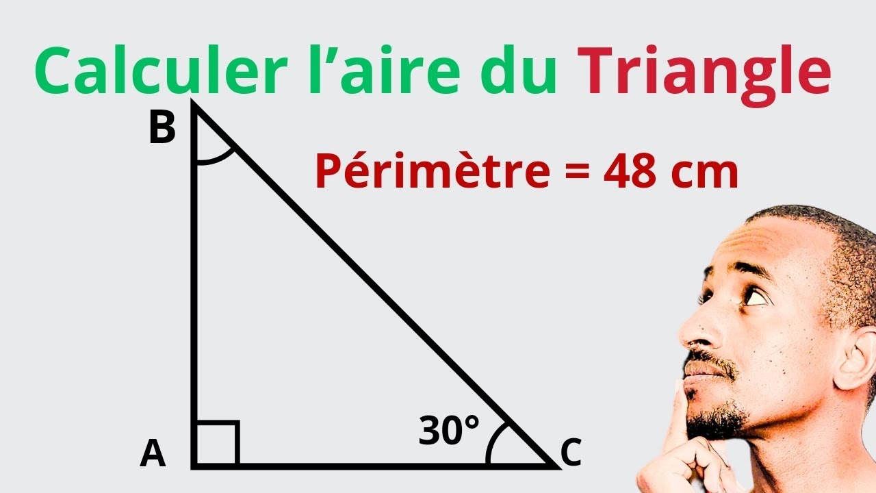 Comment calcul t-on l'aire du triangle ?