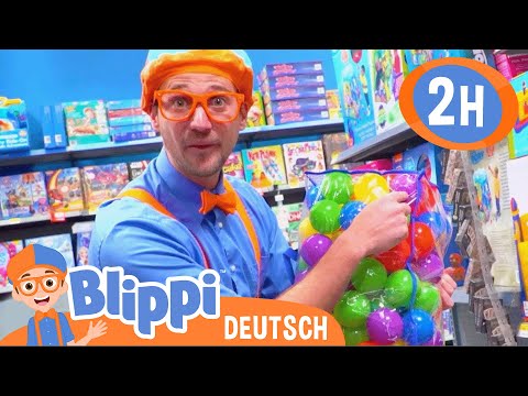 Blippi Deutsch - Blippi lernt Farben im Spielzeugladen | Abenteuer und Videos für Kinder