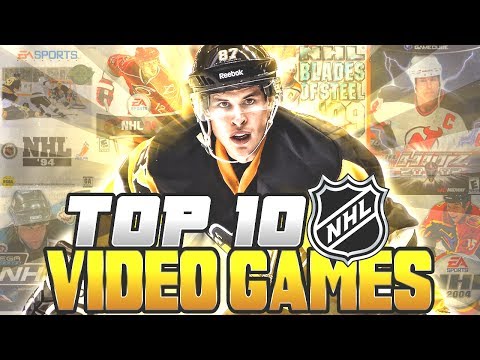 TOP 10 NHL VIDEO GAMES OF ALL TIME!
