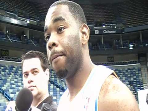 Marcus Thornton at New Orleans Hornets Media Day 2010