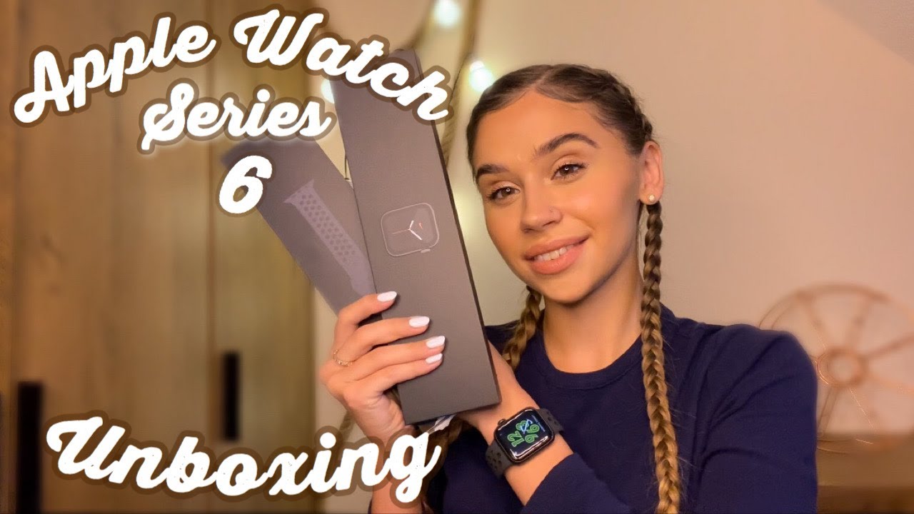 Apple Watch SERIES 6 NIKE Unboxing and Setup I Space Grey