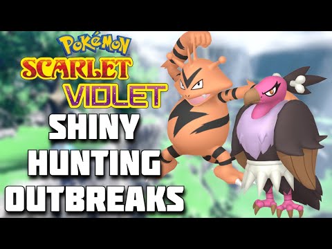 LIVE! SHINY HUNTING MASS OUTBREAKS IN POKEMON SCARLET AND VIOLET!