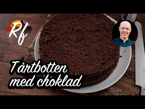 Chokladtårtbotten - en enkel tårtbotten eller sockerkaksbotten med chokladsmak. >