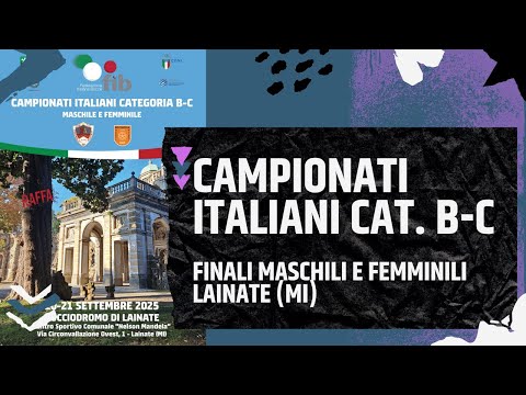 CAMPIONATI ITALIANI CAT. B - C - FINALI MASCHILI E FEMMINILI - BOCCIOFILA LAINATESE E MISSAGLIA (MI)