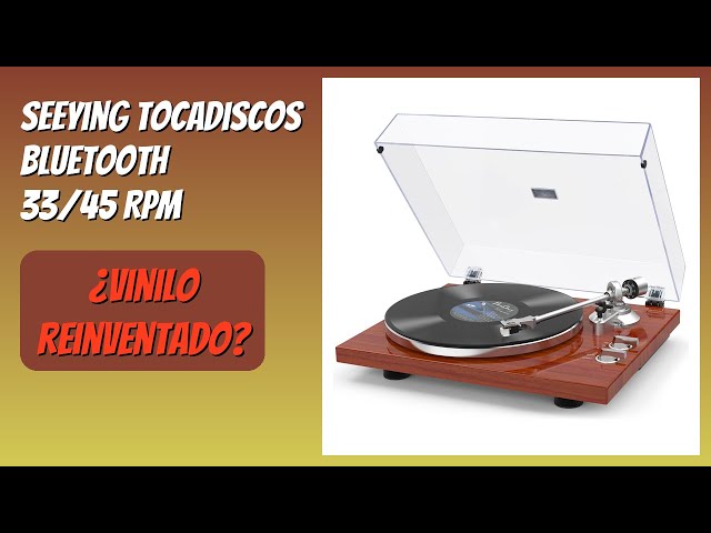 Vídeo relacionado con Tocadiscos Bluetooth con transmisión por Correa, Reproductor de Discos de Vinilo, Salida Digital USB, Cartucho magnético, Vinilo Digital a MP3, AT-3600L, 33 o 45 RPM, Rojo