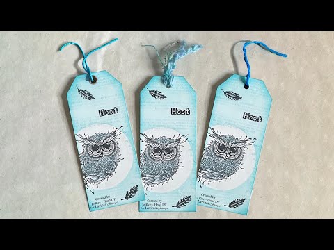 A quick tag by Jo Rice - A Lavinia Stamps Tutorial